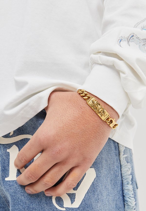 DEATH BEFORE DISHONOR DAGGER CHUNKY BAR BRACELET UNISEX - Bracelet4