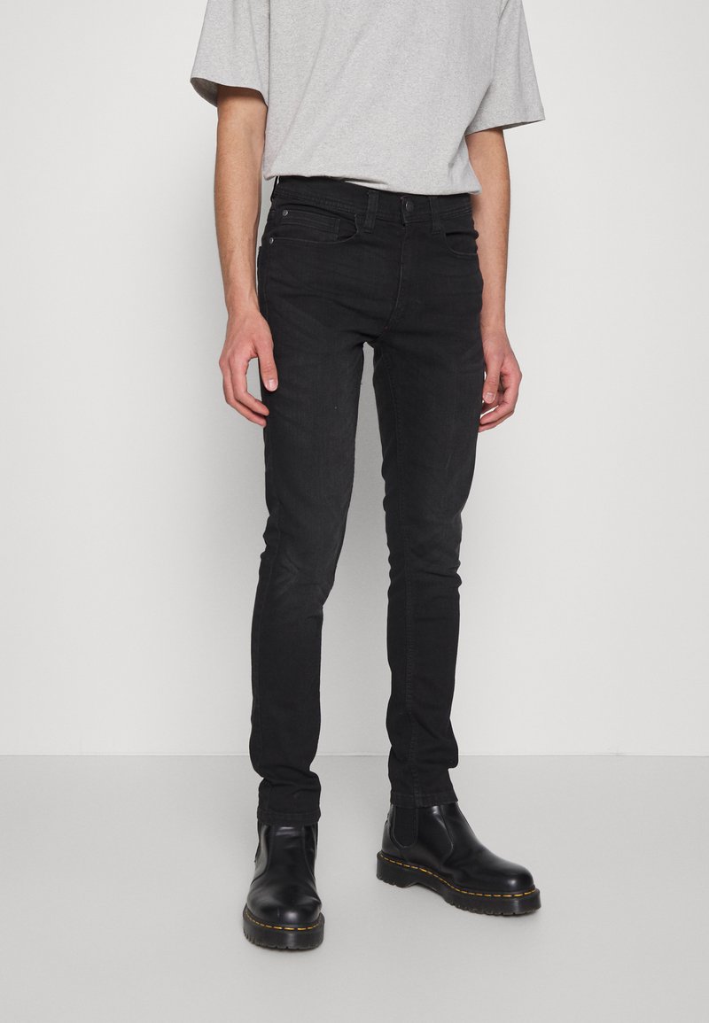 Denim Project TOM - Calças de ganga justas - black washed