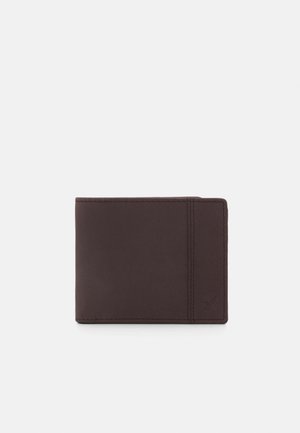 LEATHER - Portemonnee - dark brown