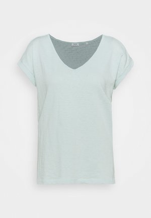 SHORT SLEEVE V NECK - Camiseta básica - blue glow