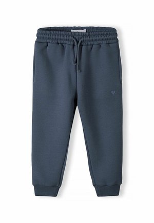 Marineblå sweatpants gjorda av mjukt tyg, med elastisk midja, justerbar snörning och sidofickor. Litet hjärta-logotypdetalj.