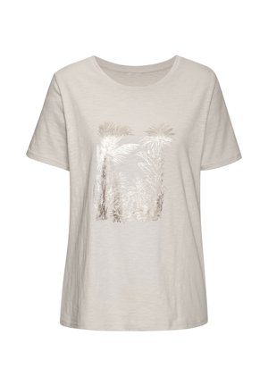 T-Shirt print - beige