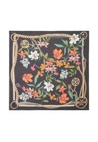 4G-LOGO BLUMENMUSTER - Tuch - mehrfarbig schwarz