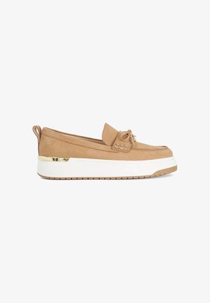 Dune London, GLIDE LEATHER - Chaussons - sand nubuck