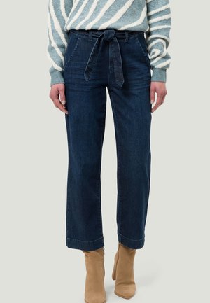 Flared Jeans - dark blue denim