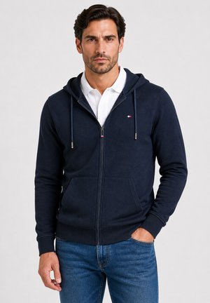 Hechter Paris, Sweater met rits - dunkelblau