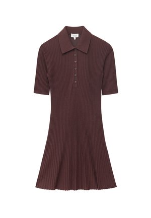 & OTHER STORIES, Gebreide jurk - dark brown