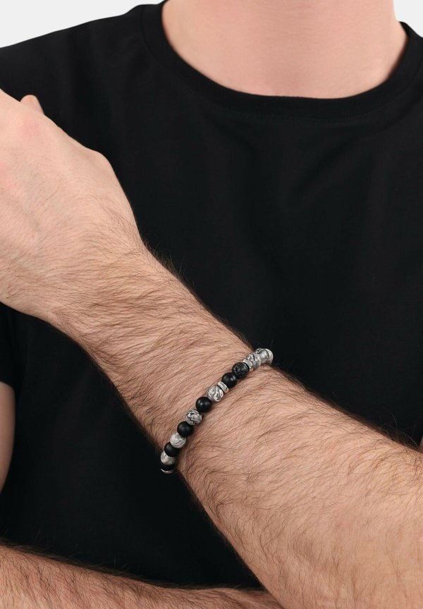 JASPIS ACHAT - Armband - grau