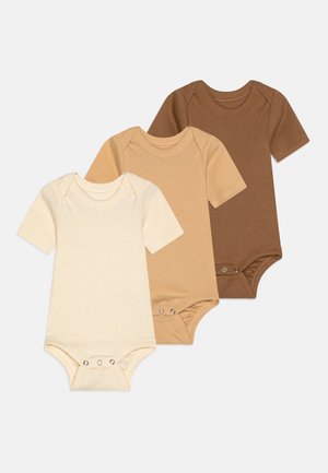 UNISEX BABY 3 PACK - Body / Bodystocking - bronze/beige/off-white