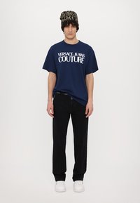 Versace Jeans Couture Apdrukāts T-krekls - blu