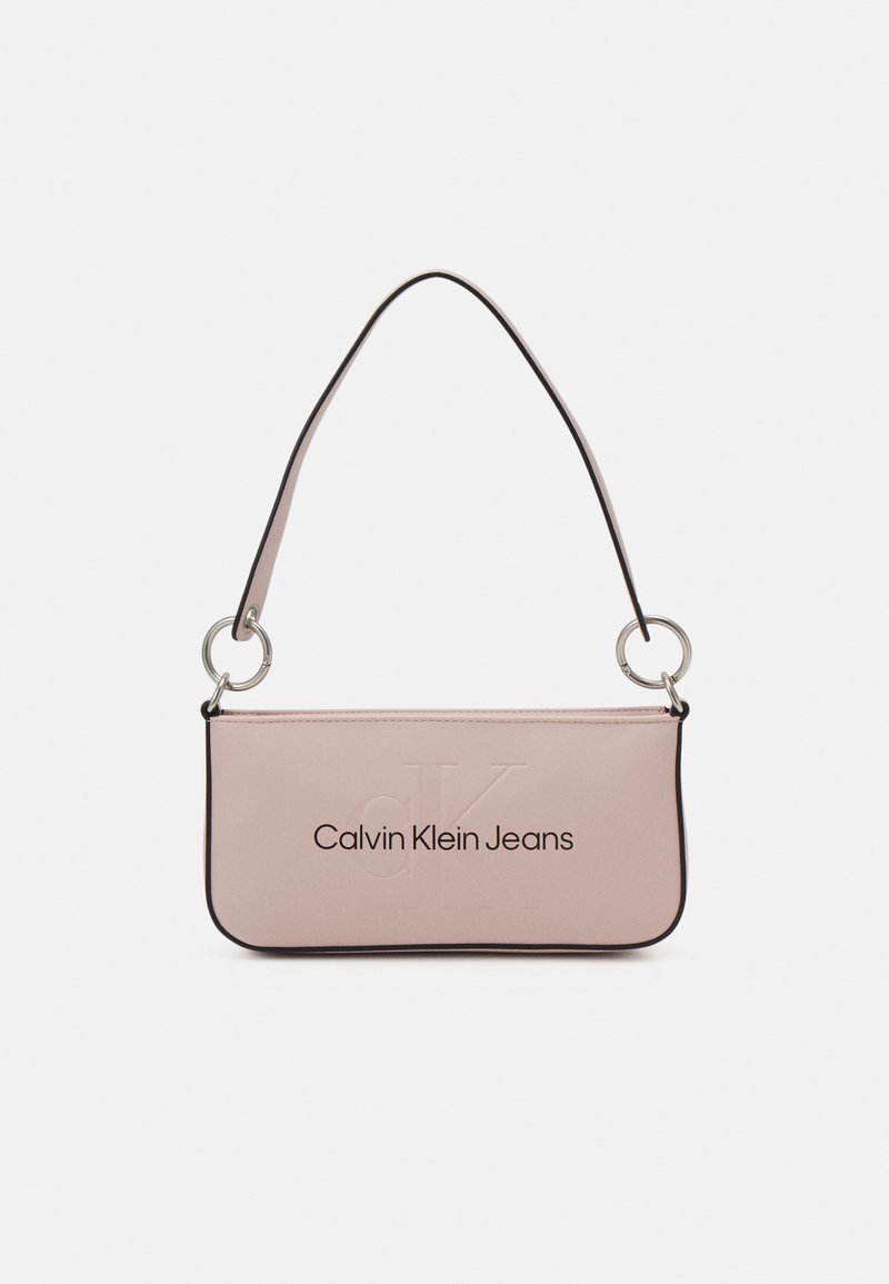 Calvin Klein Jeans SCULPTED SHOULDER POUCH MONO - Kézitáska - pale