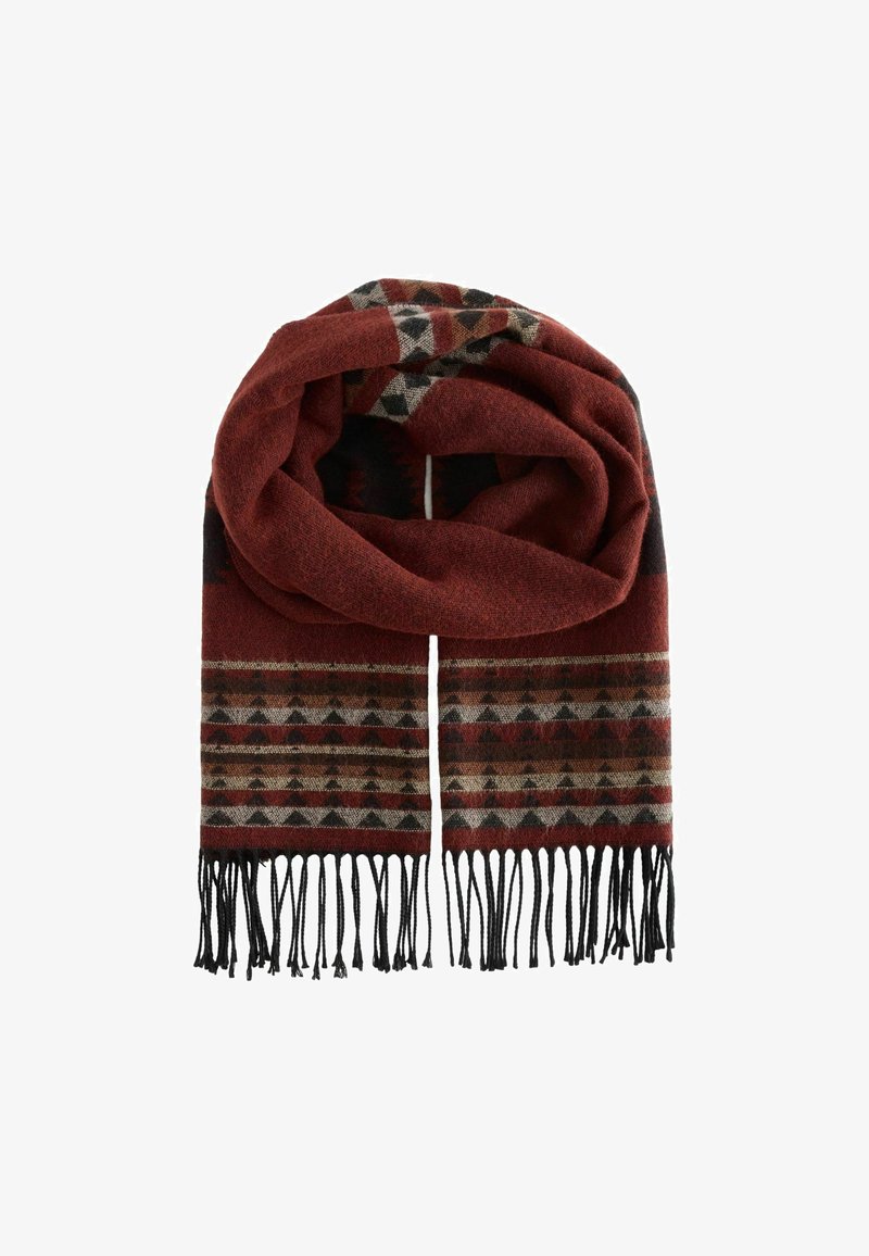 Next GEOMETRIC PATTERN - REGULAR FIT - Halsduk - brown