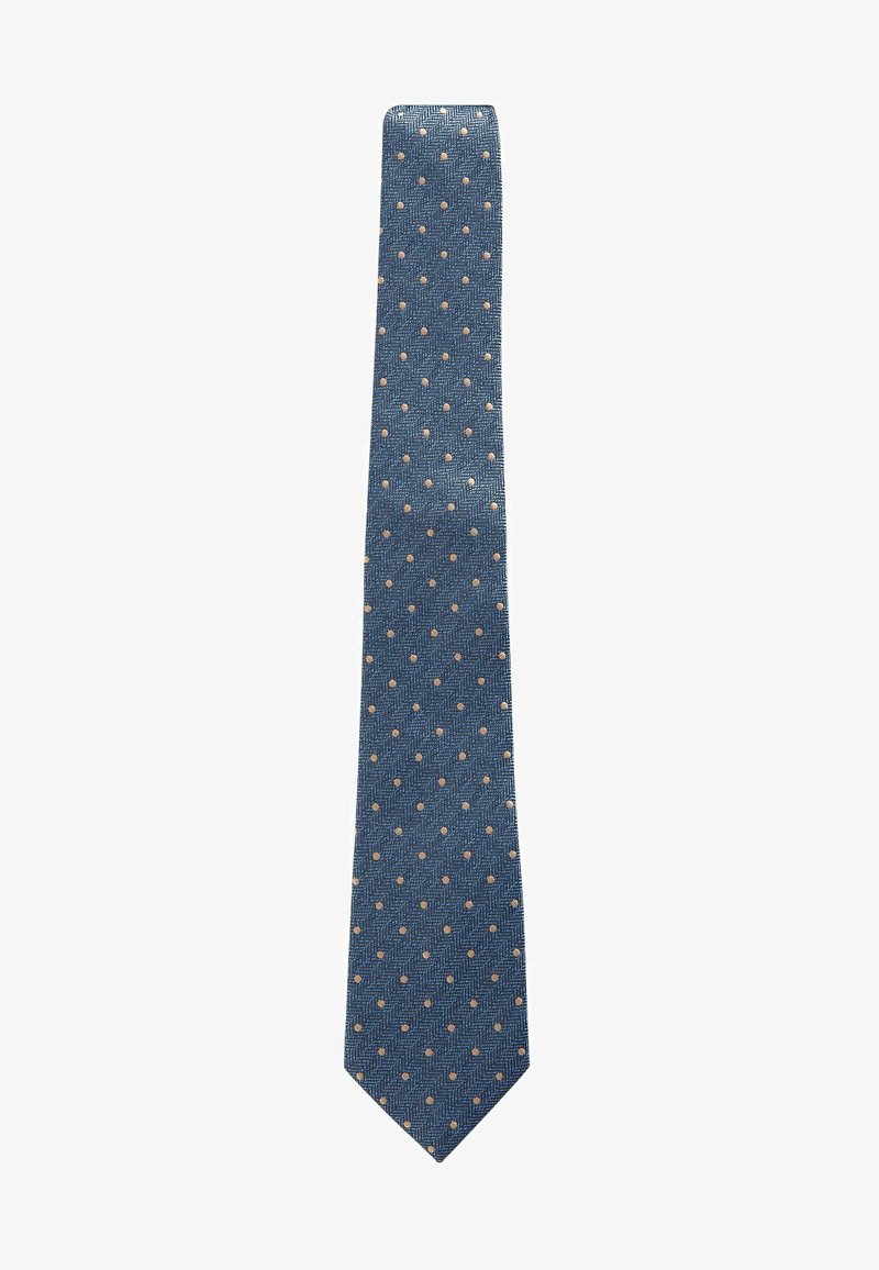 Next PATTERN - Cravate - navy blue polka dot