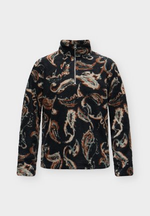 Jack & Jones, JORSALAMANCO TEDDY SWEAT HIGH NECK - Pull polaire - black