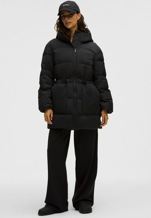 CINCH-WAIST PUFFER - Dunfrakker - black