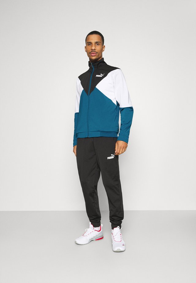 RETRO TRACK SUIT - Tuta - digi blue