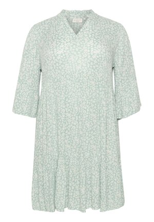 Kaffe Curve KCAMI - Day dress - granite green  chalk flower