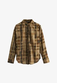 Valgt, chocolate brown check print