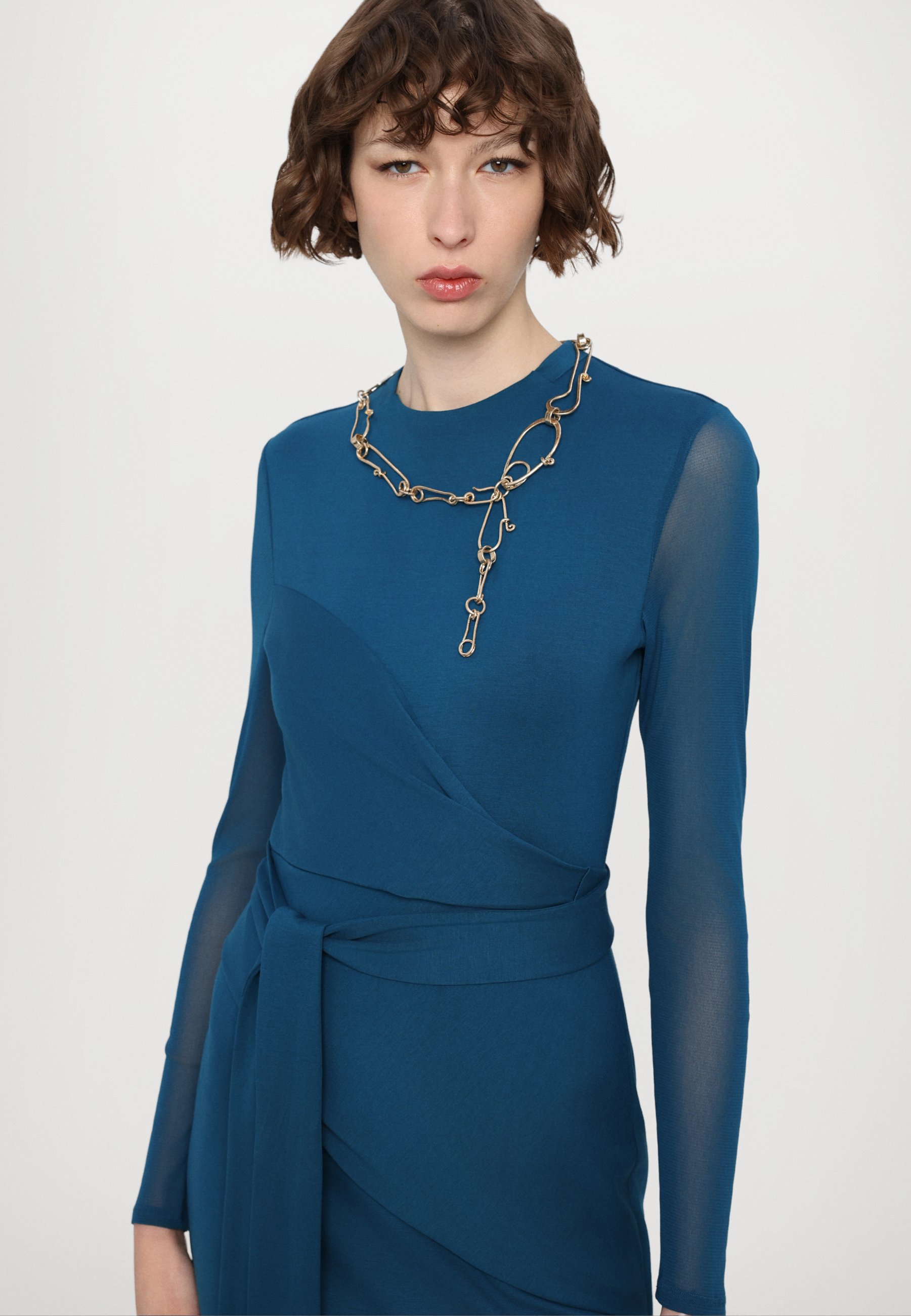 定価￥46000！DIANE von FURSTENBERG DIANE VON FURSTENBERG Sukienka koszulowa kolor czarny