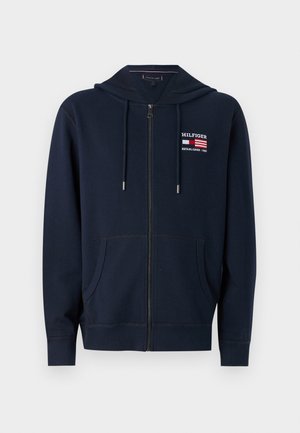 AMERICANA ZIP THROUGH HOODY UNISEX - Majica s kapuljačom i patentnim zatvaračem - desert sky