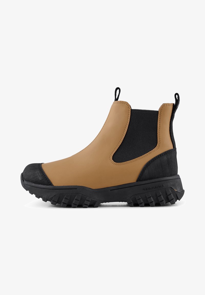 Woden MAGDA - Botines con plataforma - karamell