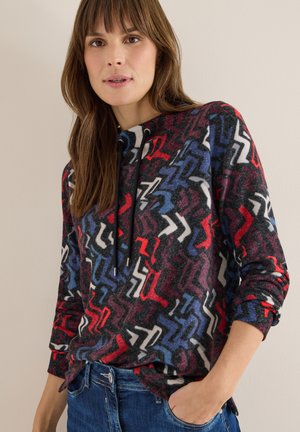 Sweatshirt - black multi melange