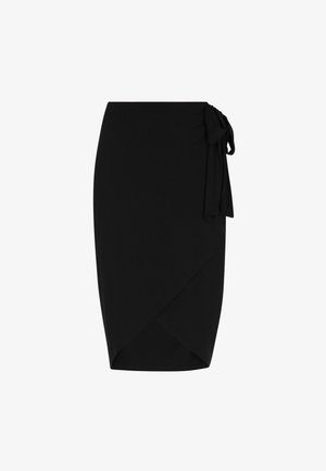 DreiMaster, Jupe portefeuille - black