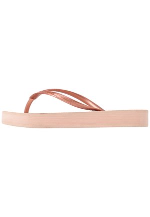 Havaianas FLATFORM - Σανδάλια τύπου T - ballet rose