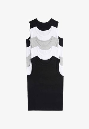 Marks & Spencer, 5-PACK VESTS - Undertrøjer - black mix