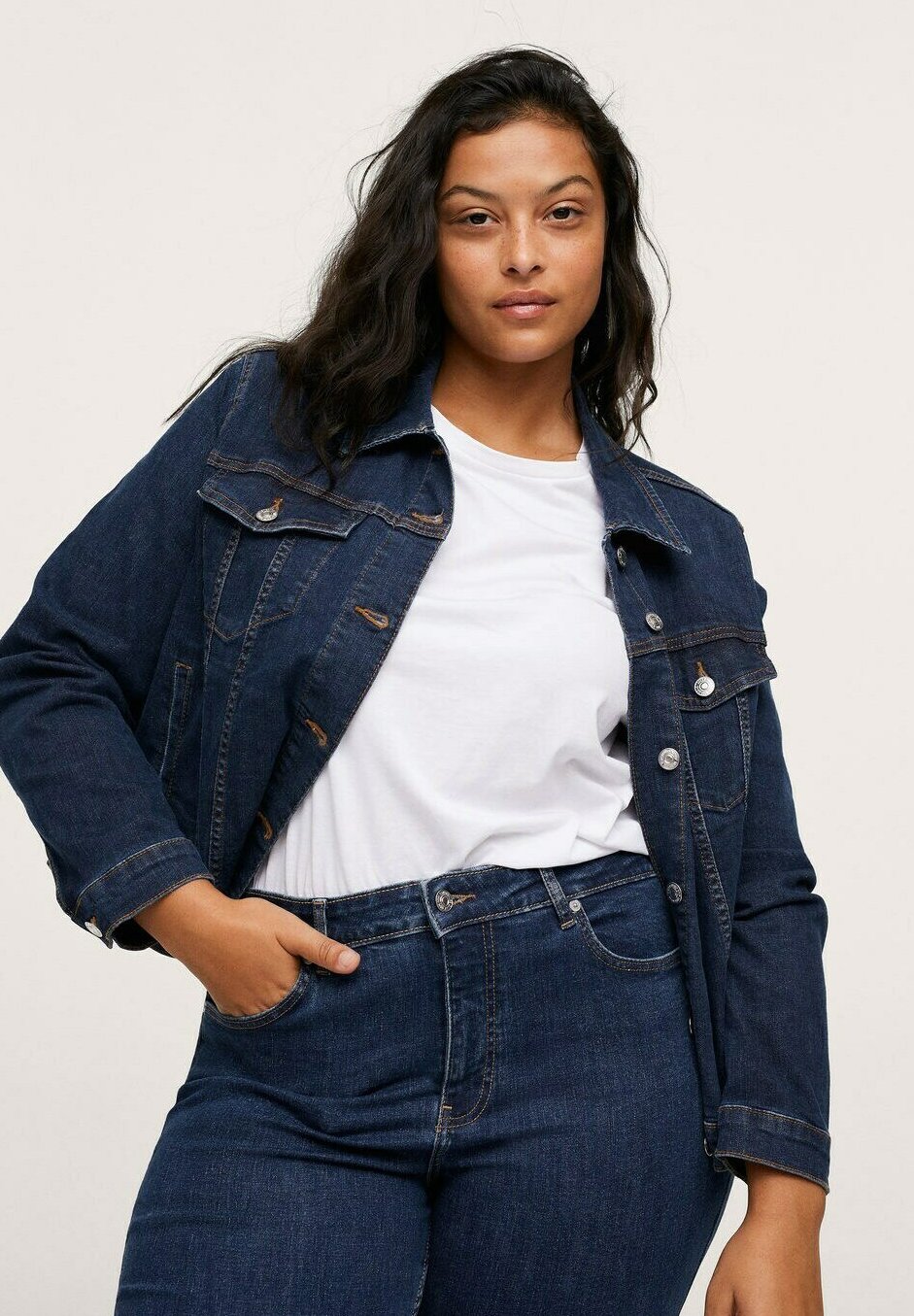 Mango Giacca di jeans - dunkelblau/blu scuro - Zalando.it