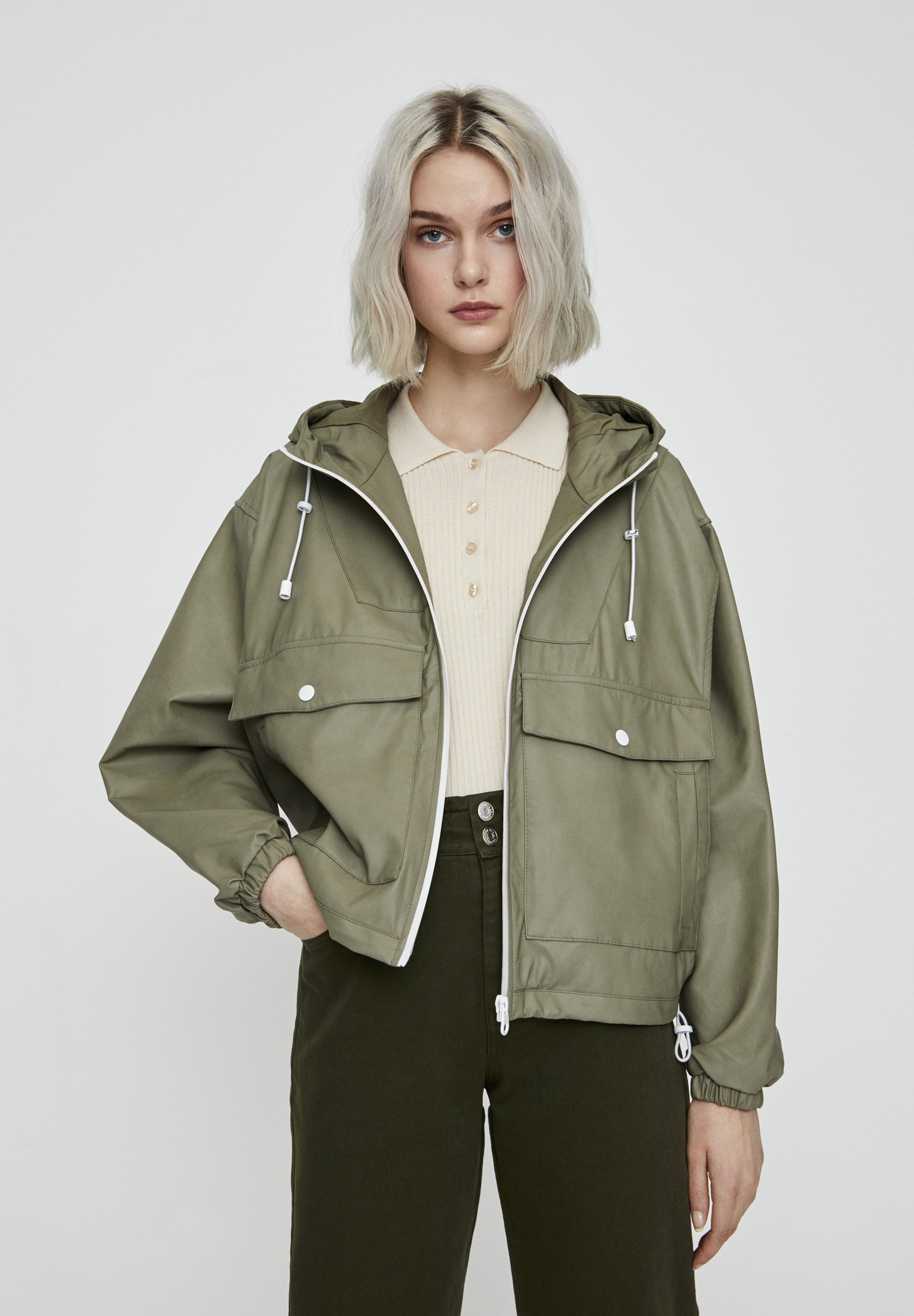 Pull and bear regenjacke Clearance