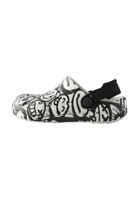 Next REGULAR FIT - Páskové sandály  - black white happy face