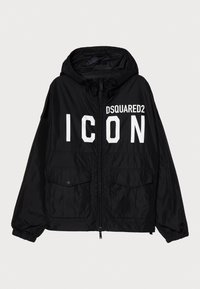 DSQUARED2 ICON Veste coupe-vent black/white/noir ZALANDO
