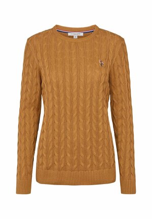 U.S. Polo Assn., MADELINE CABEL - Svetrík - brown sugar