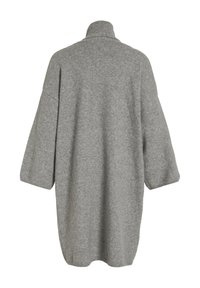 VILA VIBLAZA LONG CARDIGAN - Casaco de malha - light grey