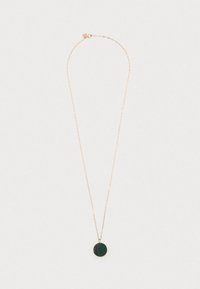 JUMBO EVER CHRYSOCOLLE DISC ON CHAIN - Kaulakoru - rose gold-coloured