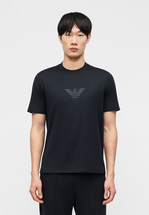 T-shirt con stampa - navy