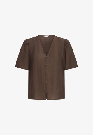 b.young, BYXISELDA VNECK - Blouse - shaved chocolate