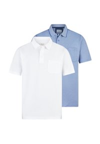 Unausgewählt, weiß/blau