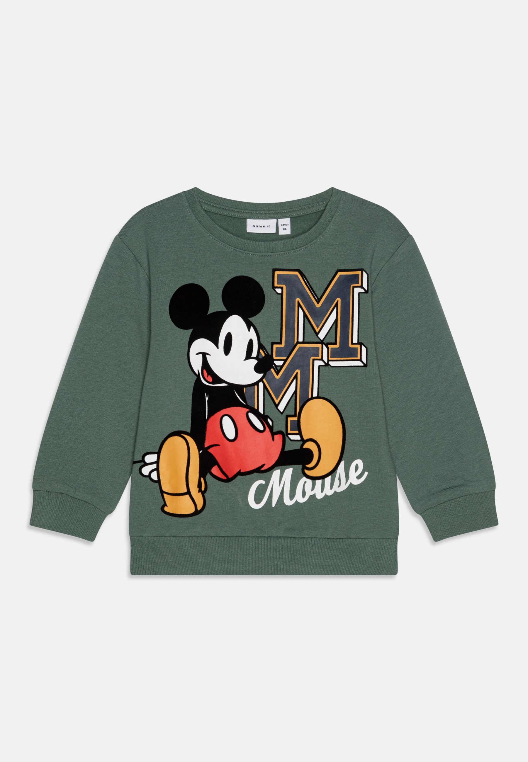 Name it NMMNAYEL MICKEY Sweatshirt dark forest/dunkelgrün