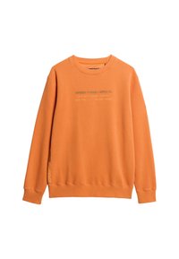 Superdry & Co UTILITY SPORT CREW - Sudadera - rusted orange