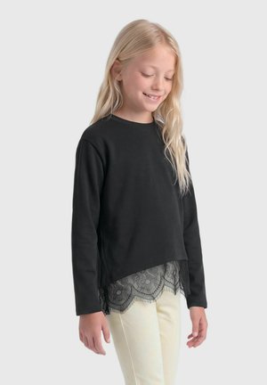 ONLY GIRLS, TOP KOGKAMIL TOP - T-shirt à manches longues - black