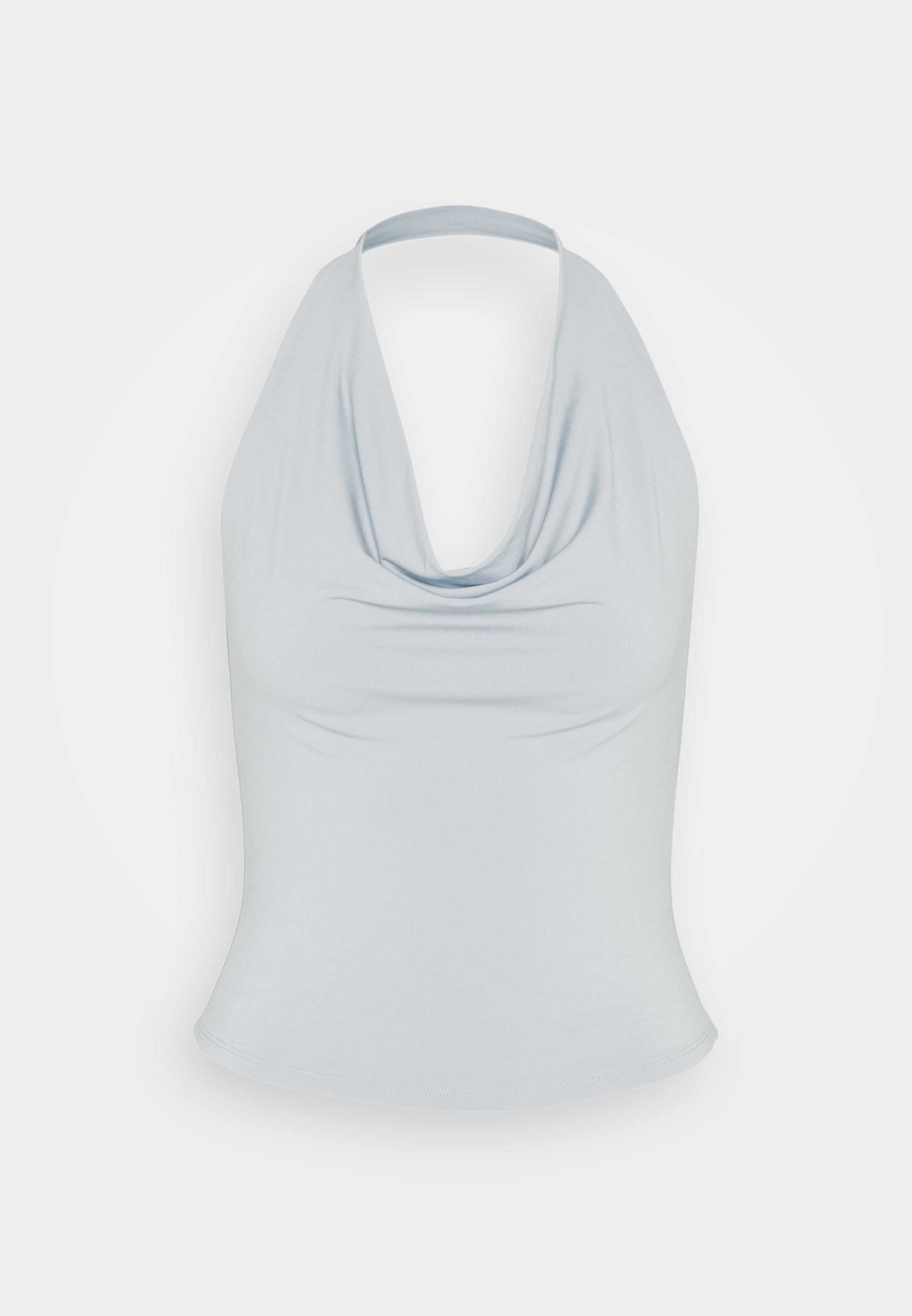 draped halter top