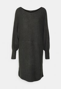 Vero Moda Petite VMRUBELLEFILE BOAT SHORT DRESS PETITE - Vestido de dia - dark grey melange