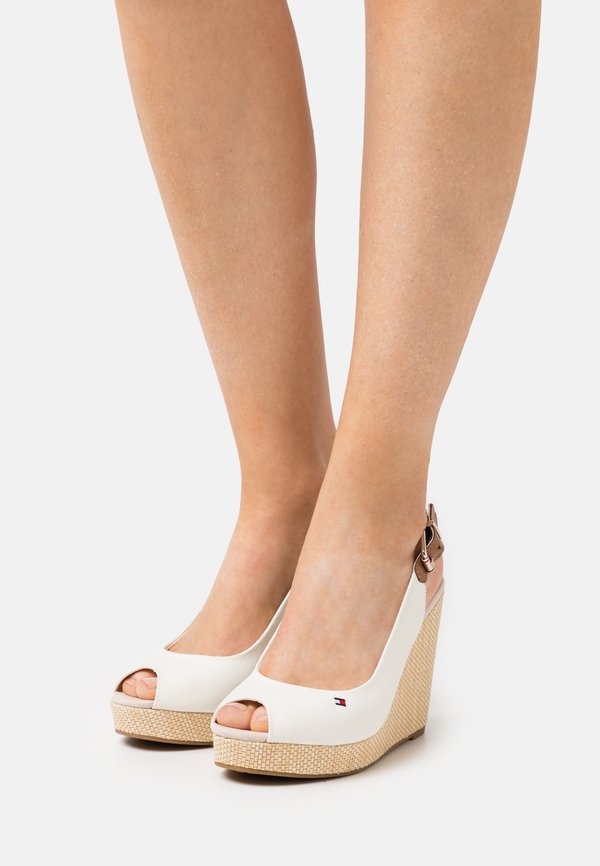 SLING BACK WEDGE High heeled sandals