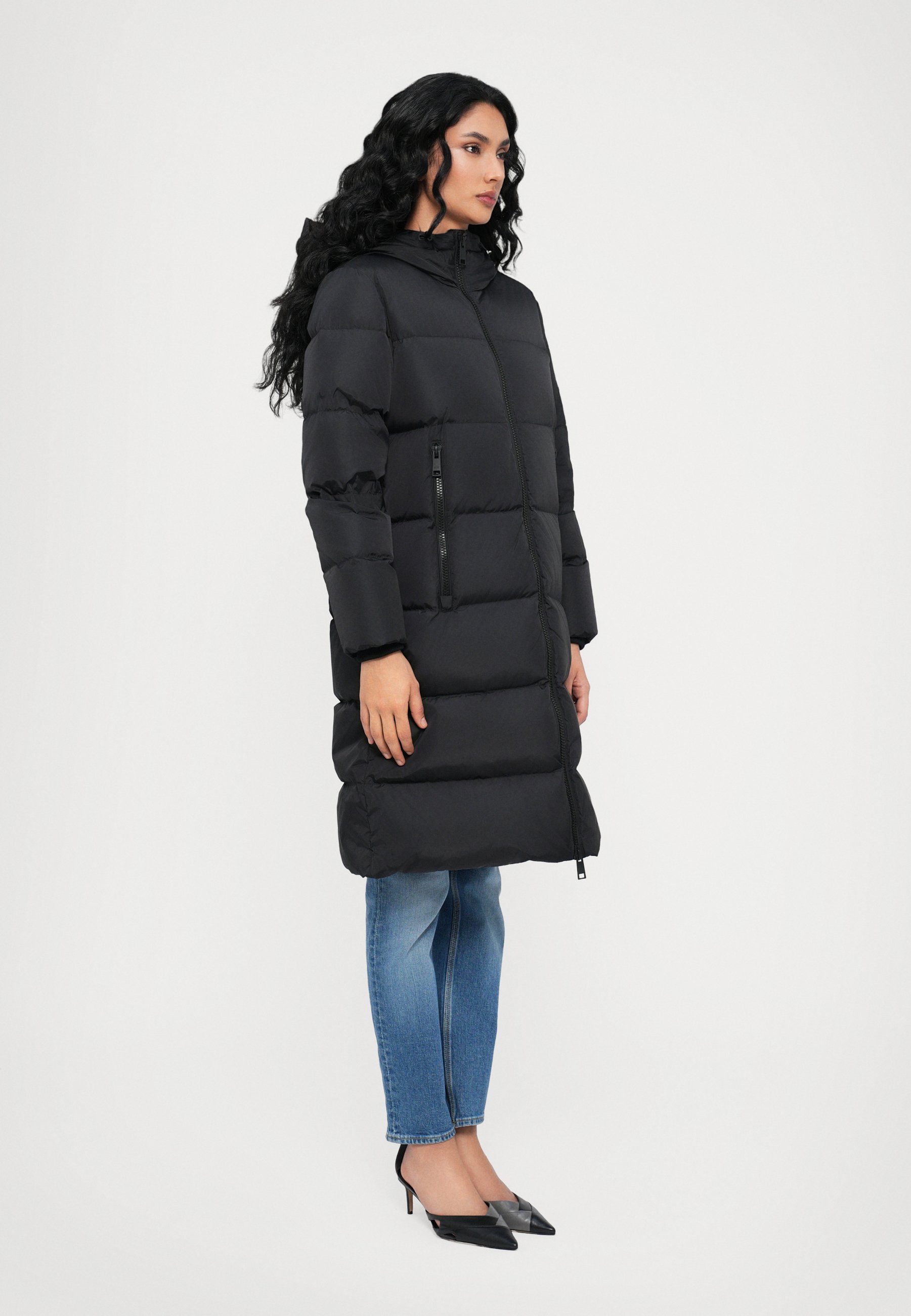 Armani Exchange DOWN JACKET - Down coat - black - Zalando.co.uk