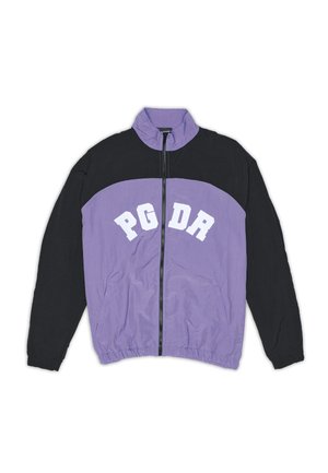 ASCOT TRACK JACKET UNISEX - Summer jacket - black magic violet