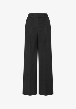 More & More ELEGANTE MARLENE GESTREIFT - Trousers - fine pin stripe w lurex