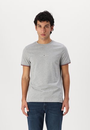 LOGO TIPPED TEE - T-shirts basic - medium grey
