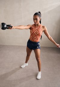 adidas Performance ADIDAS FARM RIO TANK - Top - mystery brown/fox red/easy yellow